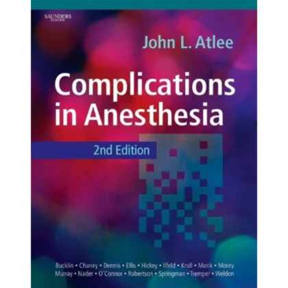 Complications in Anesthesia Elsevieron Vital Source